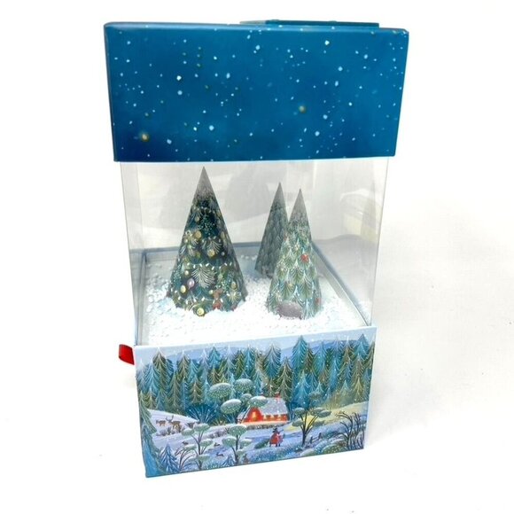 Marks & Spencer x Target  Snowing Forest Animated Snow Drawer Decor Keepsake - Picture 8 of 11